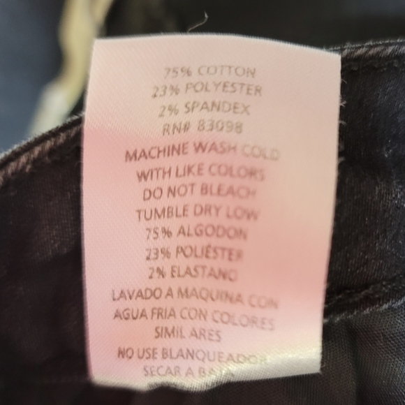 Ci Sono Distressed Black Stretch Skinny Jeans Women's Size 1 (25) - Picture 7 of 12